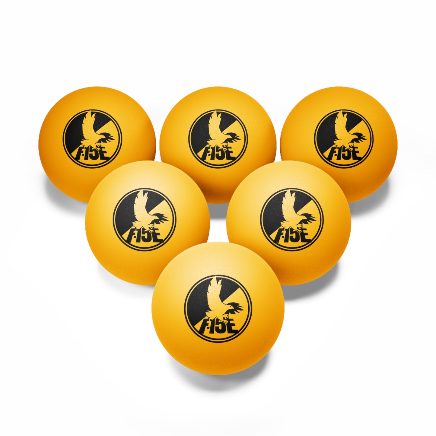 F-15E Day/Night Ping Pong Balls, 6 pcs, White or Orange