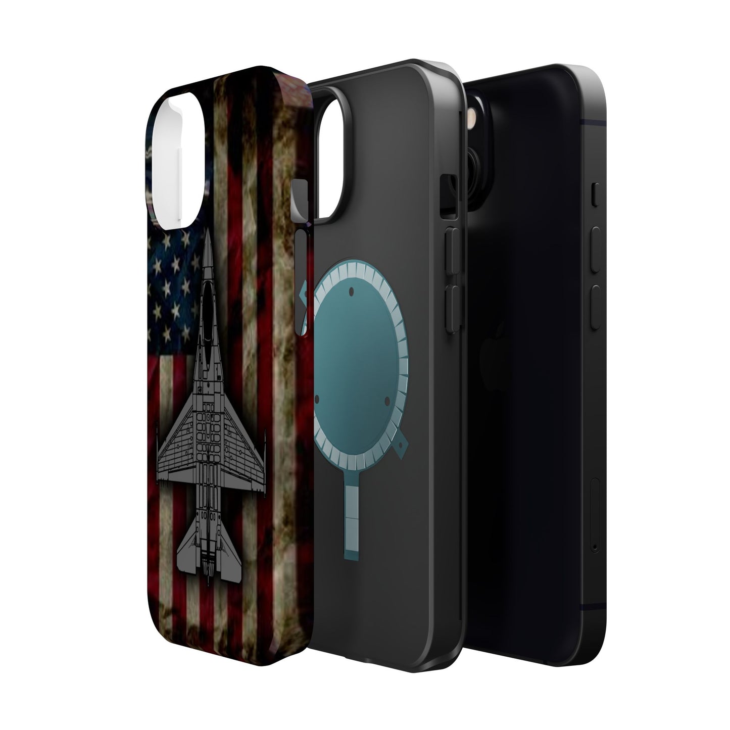F-16 Old Glory Magnetic Tough Cases for iPhone