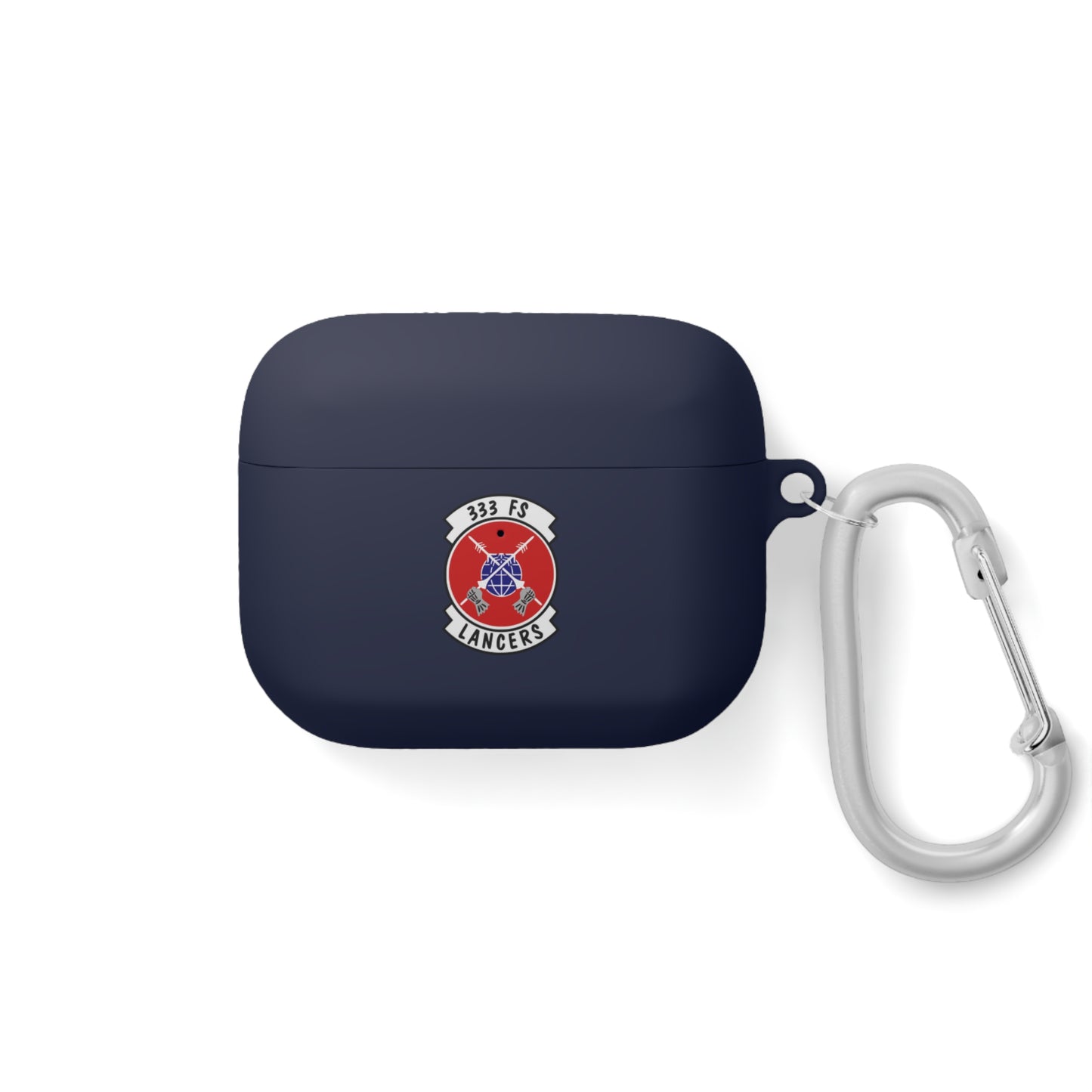 AirPods and AirPods Pro Case Cover, 333FS with F-15E Front Silhouette on Back