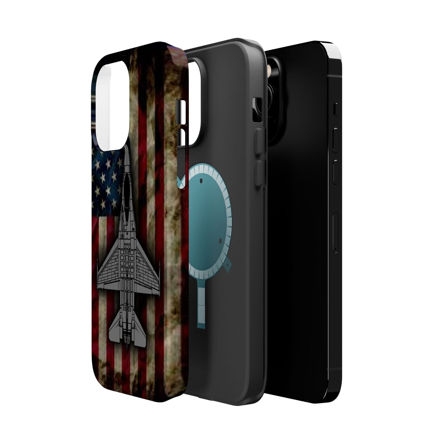F-16 Old Glory Magnetic Tough Cases for iPhone