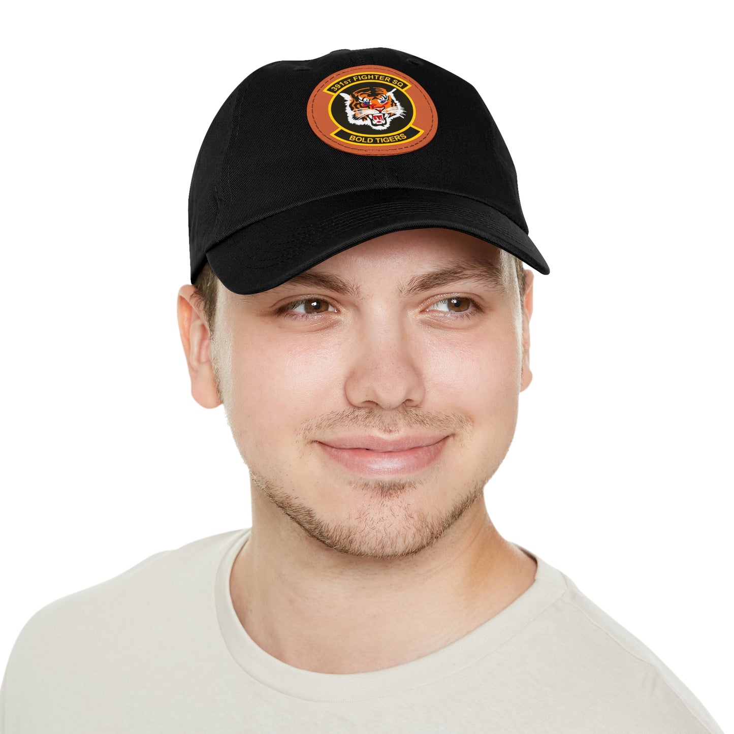 391FS Bold Tigers Leather Patch Hat, Multiple Colors