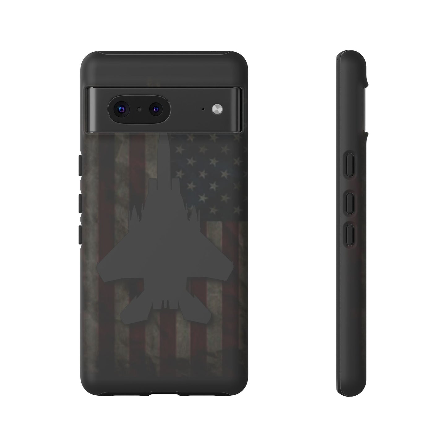 F-15E Silhouette Old Glory Tough Cases for iPhone, Samsung, Google
