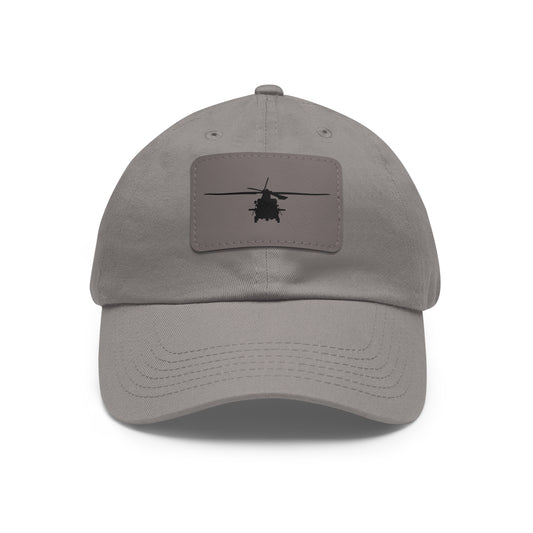 HH-60 Silhouette Leather Patch Hat, Multiple Colors