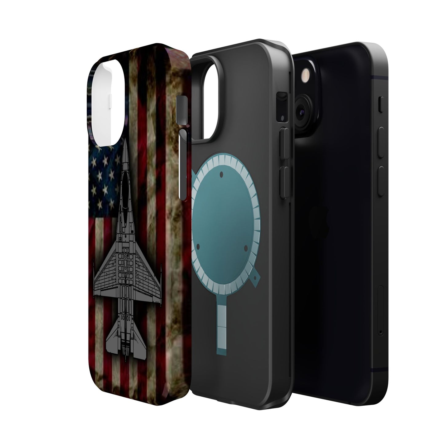 F-16 Old Glory Magnetic Tough Cases for iPhone
