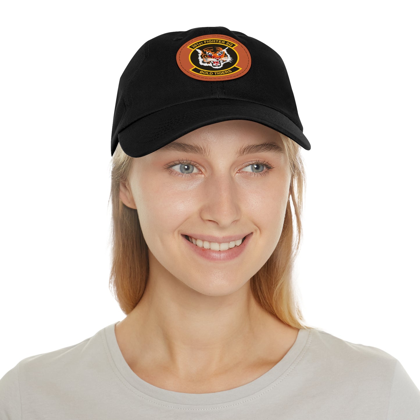391FS Bold Tigers Leather Patch Hat, Multiple Colors