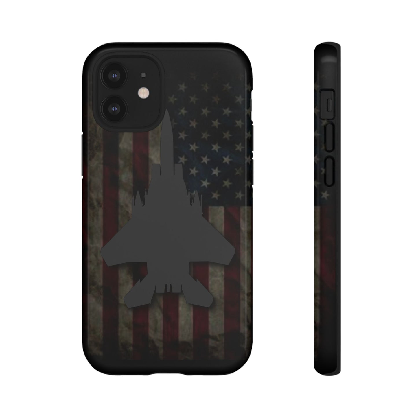 F-15E Silhouette Old Glory Tough Cases for iPhone, Samsung, Google