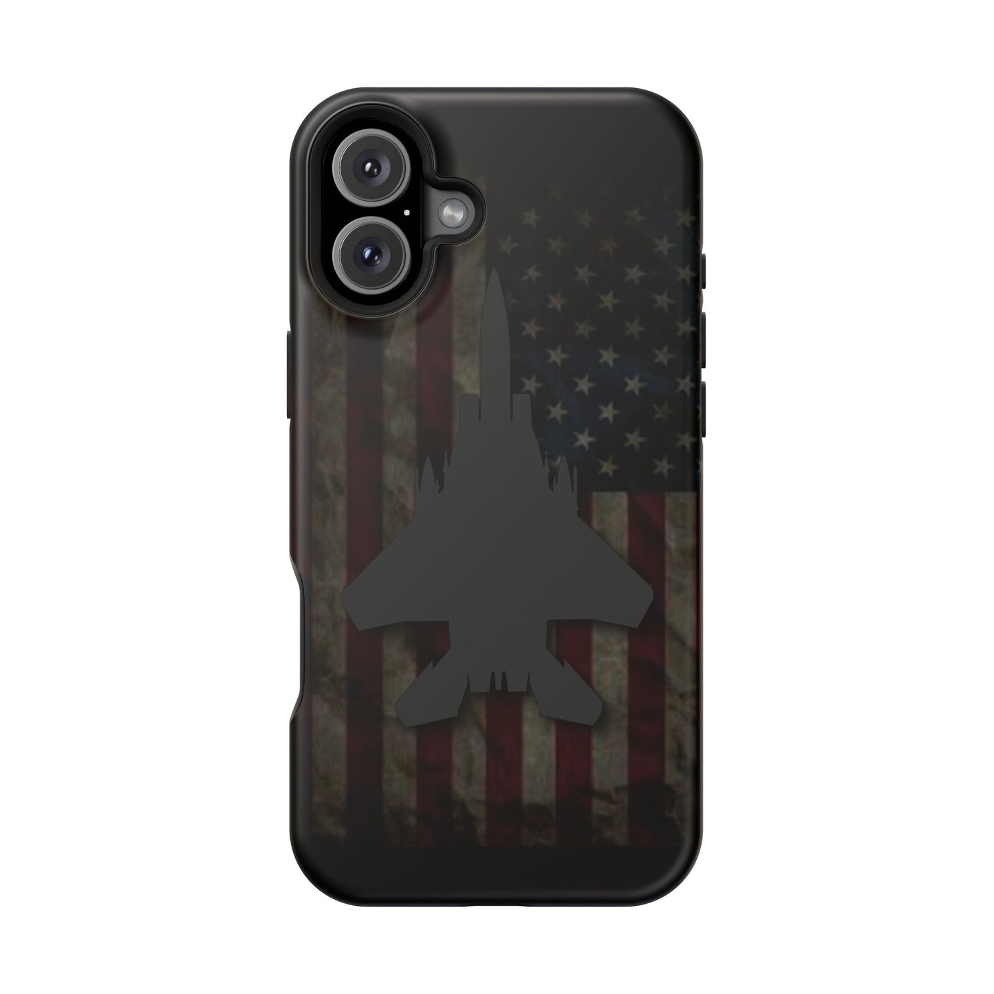 F-15E Silhouette Old Glory Magnetic Tough Cases for iPhone