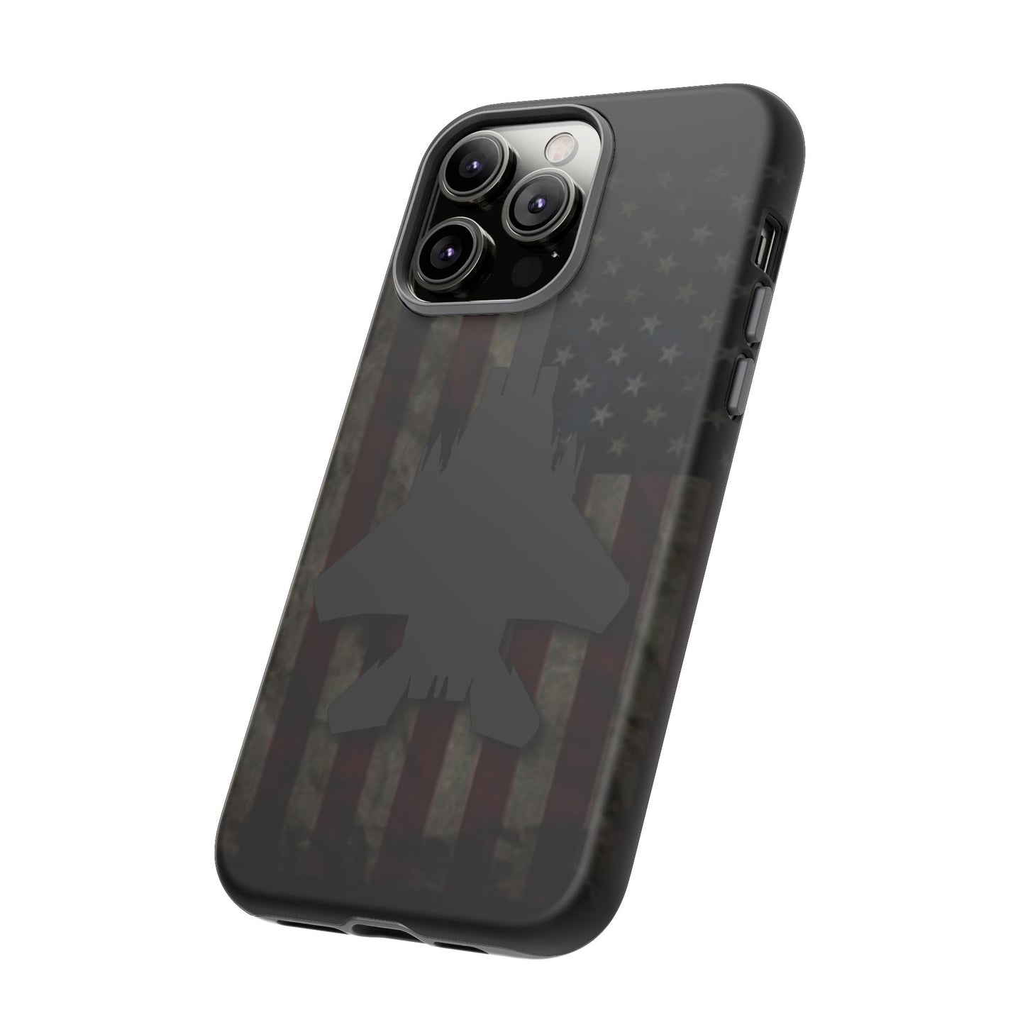 F-15E Silhouette Old Glory Tough Cases for iPhone, Samsung, Google