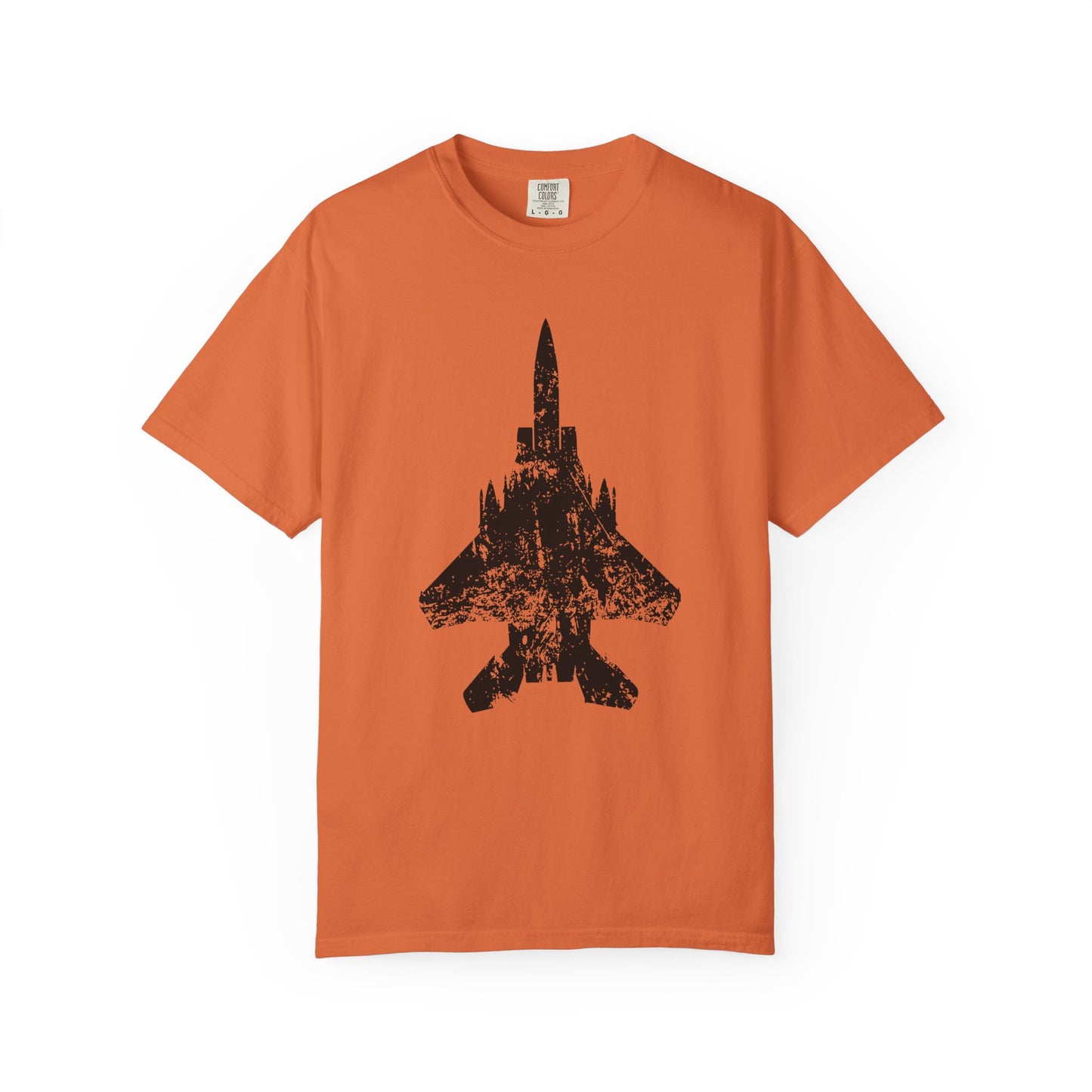 F-15E Grunge Comfort Colors Unisex T-Shirt, Casual Wear, Gift for Pilots, Aviation Lovers, Travel Enthusiasts, Plane Spotting