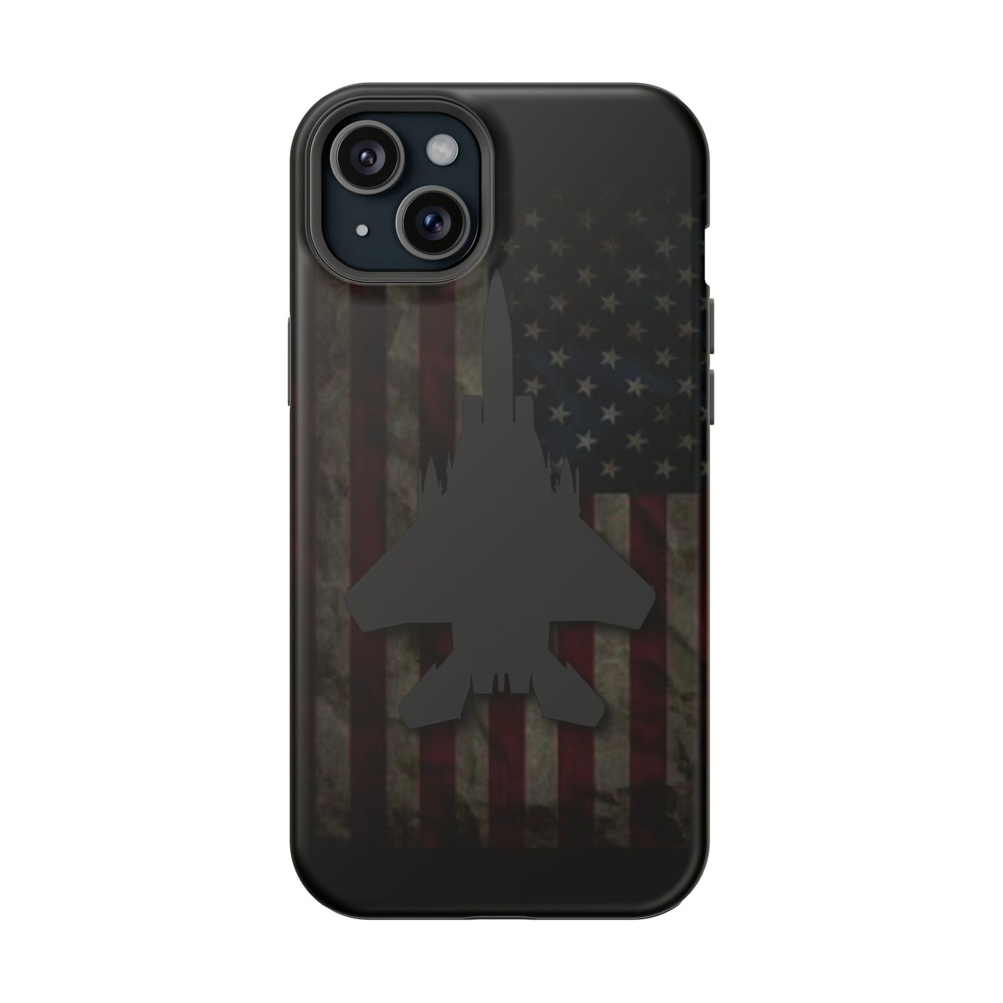 F-15E Silhouette Old Glory Magnetic Tough Cases for iPhone