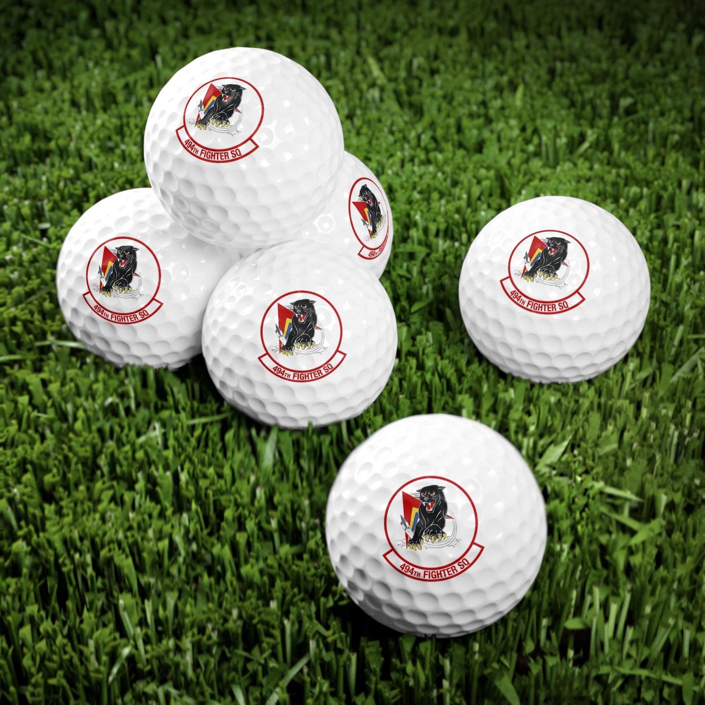 494FS "Panthers" Golf Balls, 6pcs