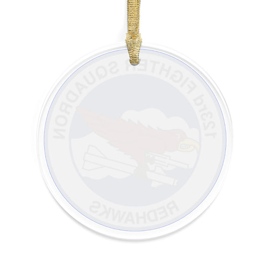123FS "Redhawks" Acrylic Ornaments