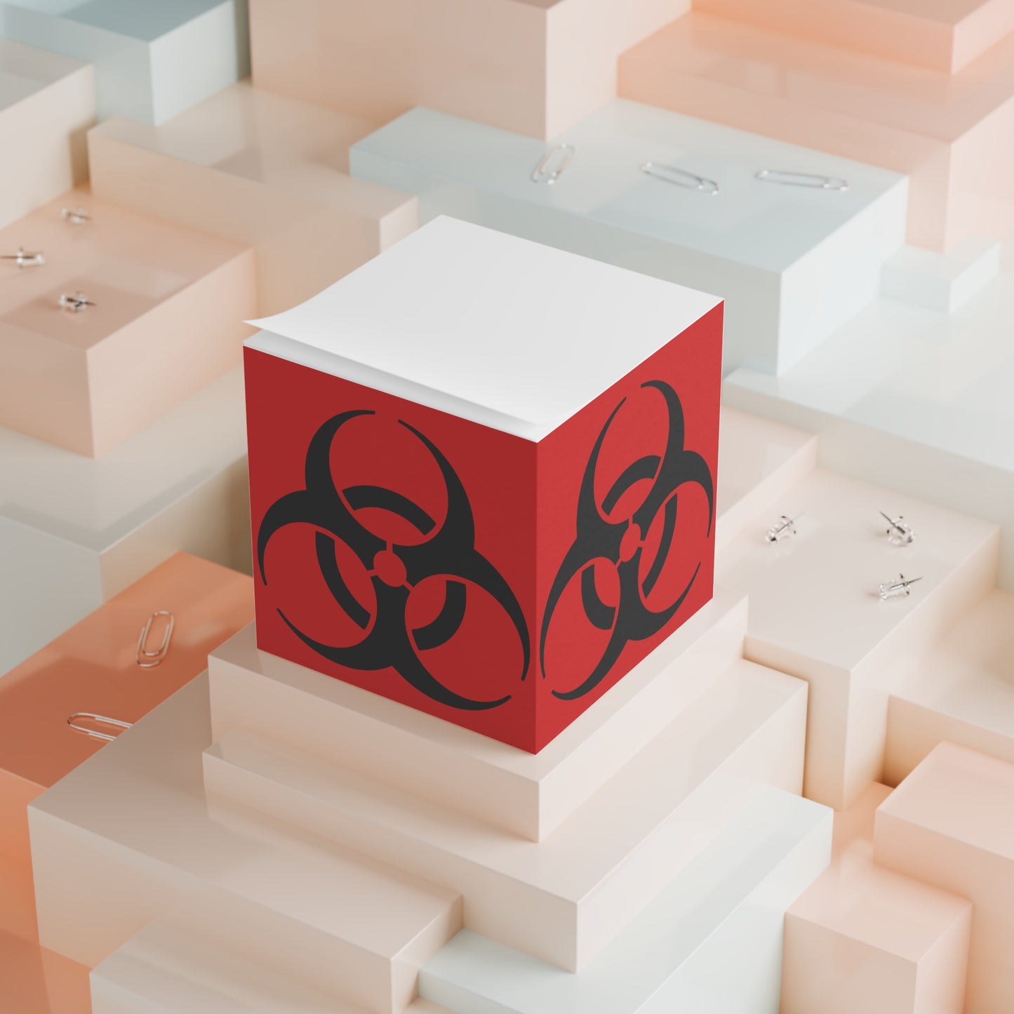 Biohazard Note Cube, 700 sheets, 3.37" x 3.37"