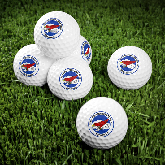 123FS "Redhawks" Golf Balls, 6pcs