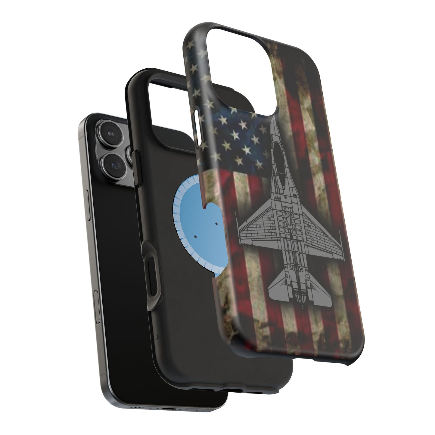 F-16 Old Glory Magnetic Tough Cases for iPhone