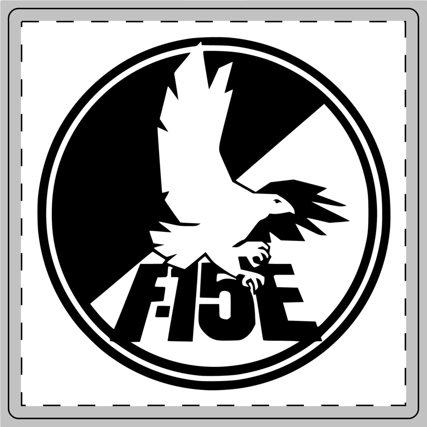F-15E Day/Night Ceramic Coaster (Single Coaster)