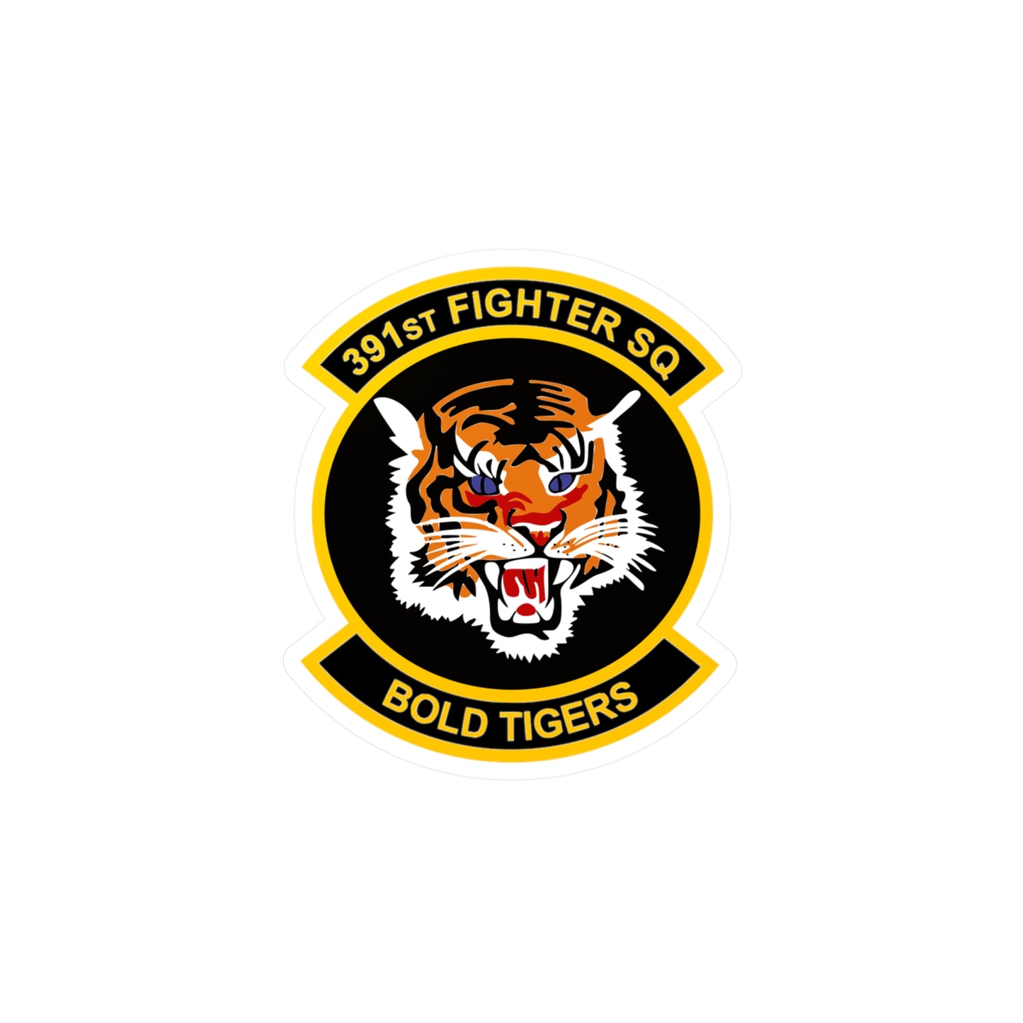 391FS "Bold Tigers" Vinyl Decal, Indoor/Outdoor, 4 Sizes Available