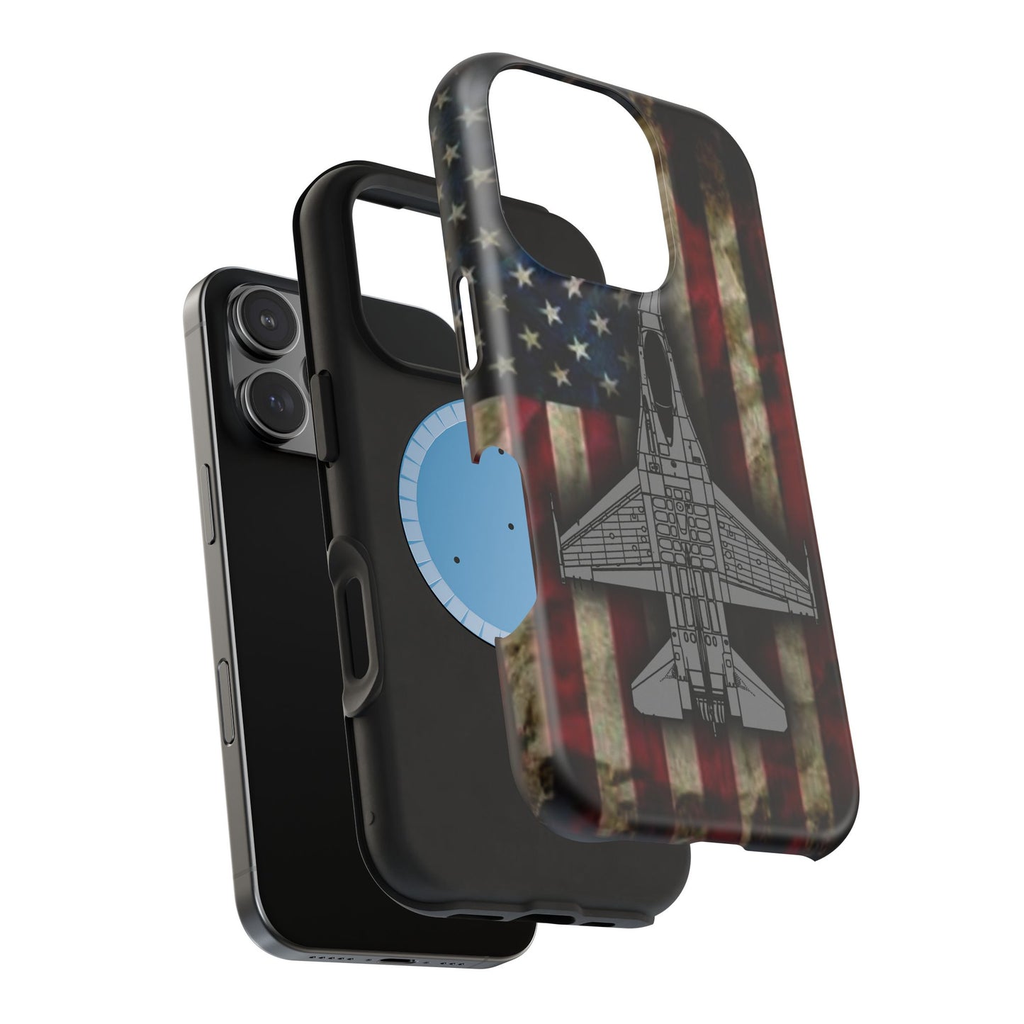 F-16 Old Glory Magnetic Tough Cases for iPhone