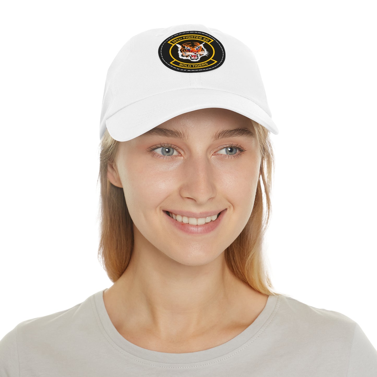 391FS Bold Tigers Leather Patch Hat, Multiple Colors
