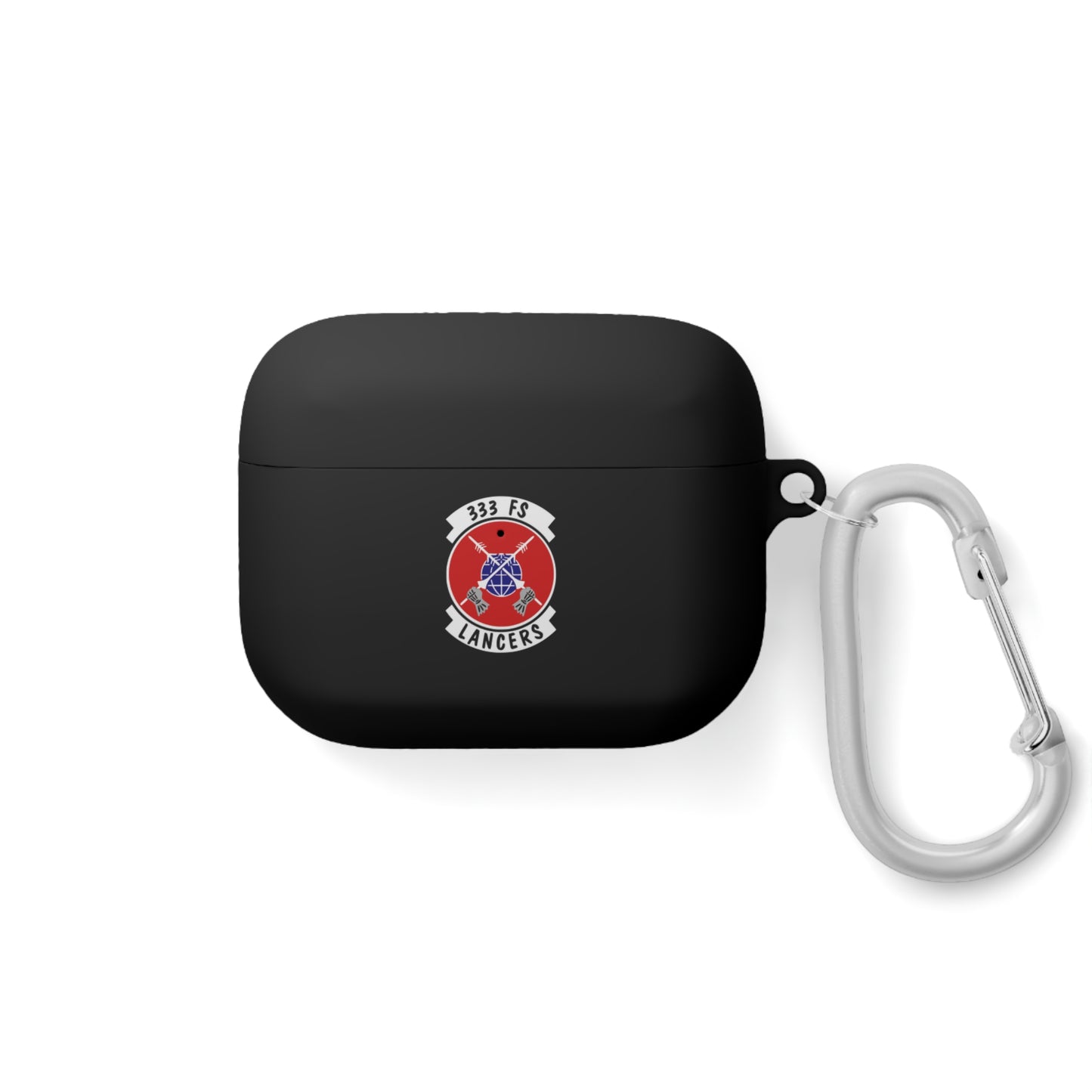 AirPods and AirPods Pro Case Cover, 333FS with F-15E Front Silhouette on Back
