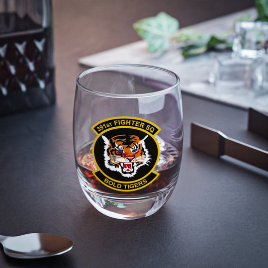 391FS "Bold Tigers" Whiskey Glass, 6oz
