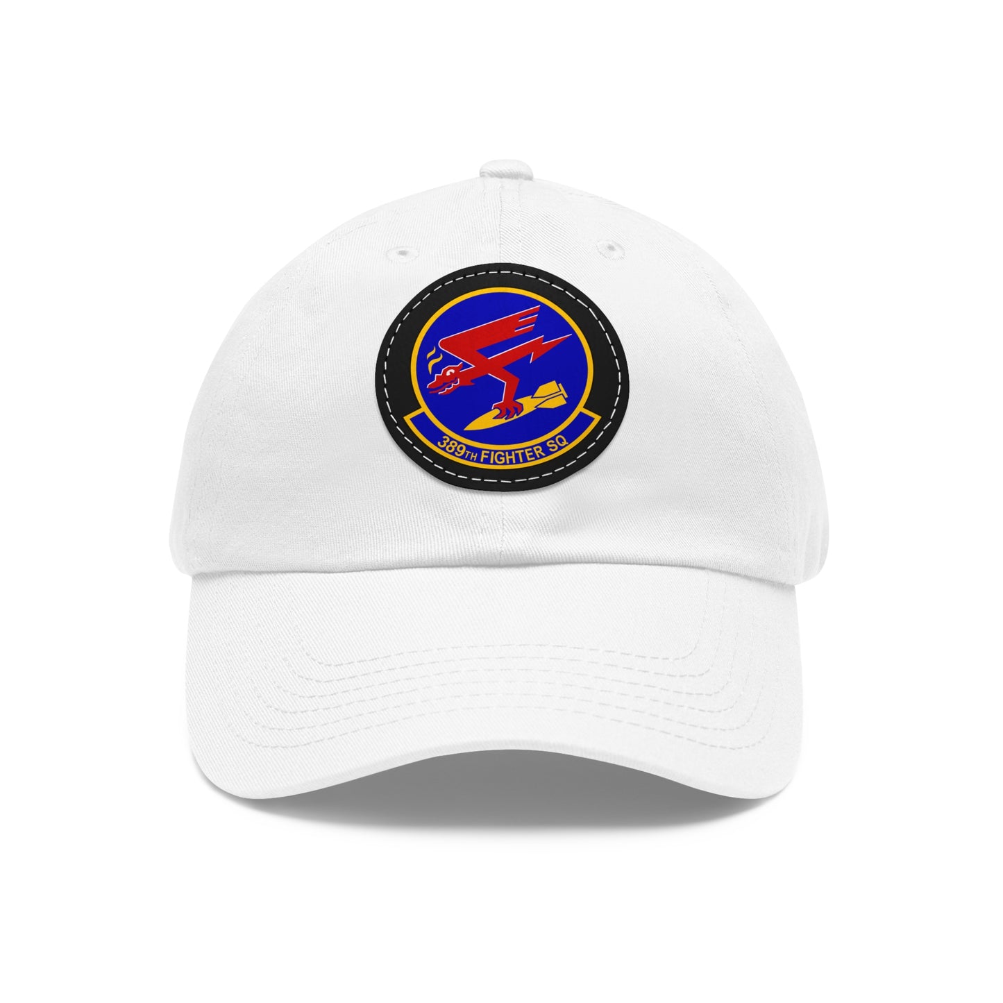 389FS T-Bolts Leather Patch Hat, Multiple Colors