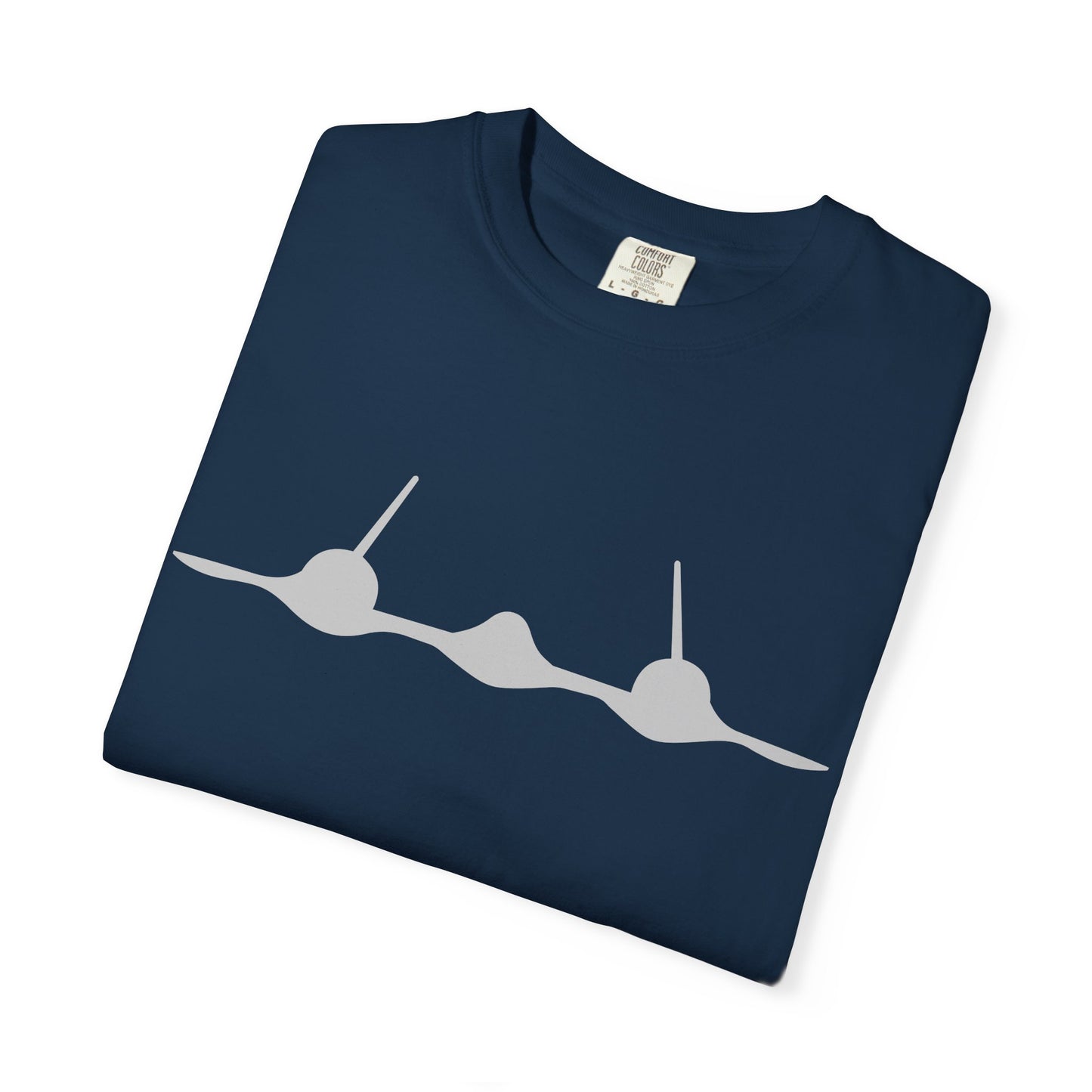 SR-71 Front Silhouette Comfort Colors Unisex T-Shirt with Airplane Design, Casual Wear, Gift for Pilots, Aviation Lovers, Travel Enthusiasts, Plane Spotting