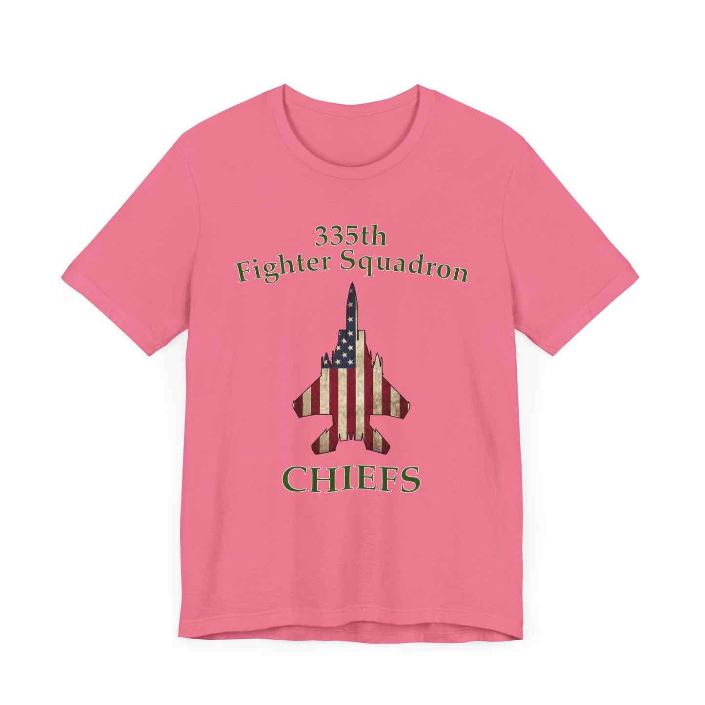 335FS Chiefs Eagle Flag Unisex Jersey Short Sleeve Tee, Multiple Colors