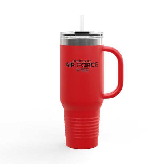 Adventure-Ready Travel Mug, 40oz, USAF, Multiple Color Options