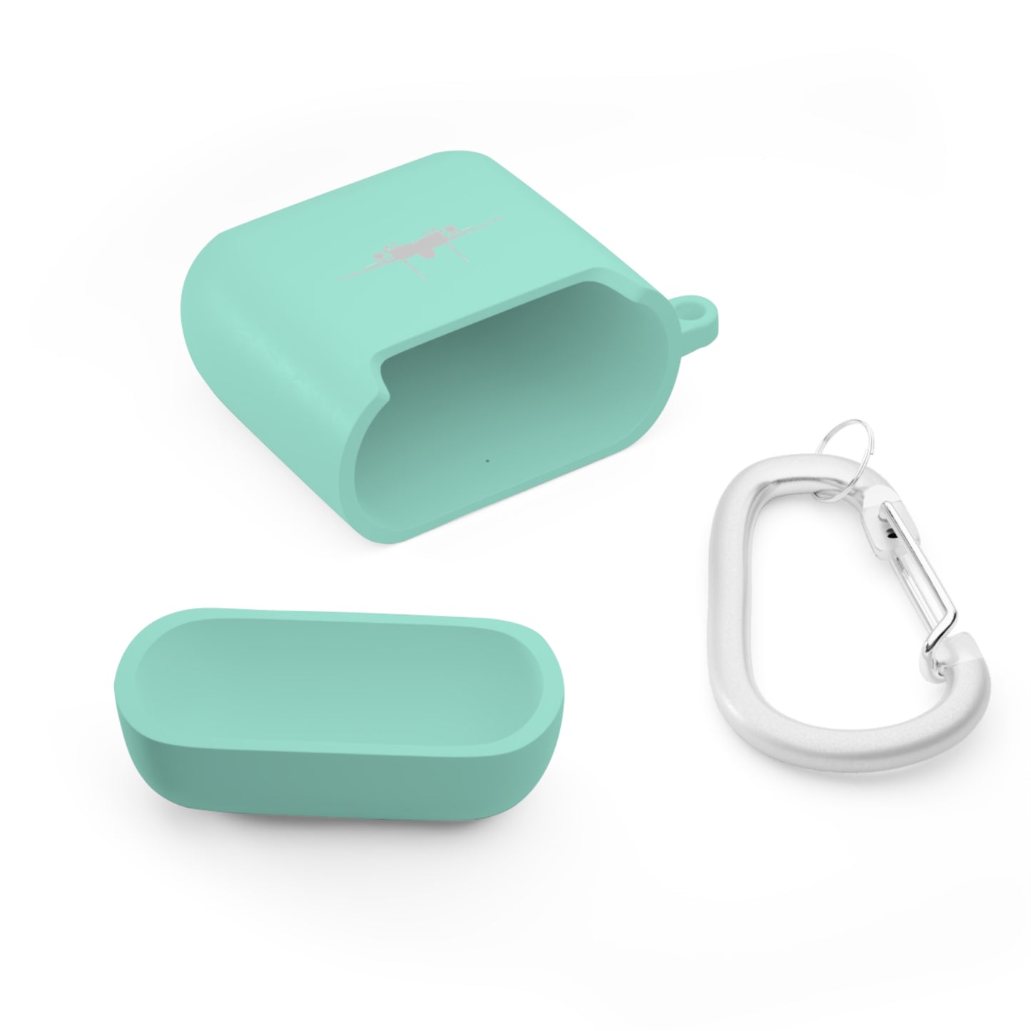 AirPods and AirPods Pro Case Cover, 333FS with F-15E Front Silhouette on Back
