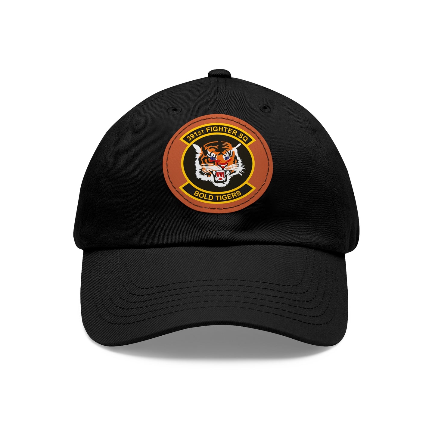 391FS Bold Tigers Leather Patch Hat, Multiple Colors