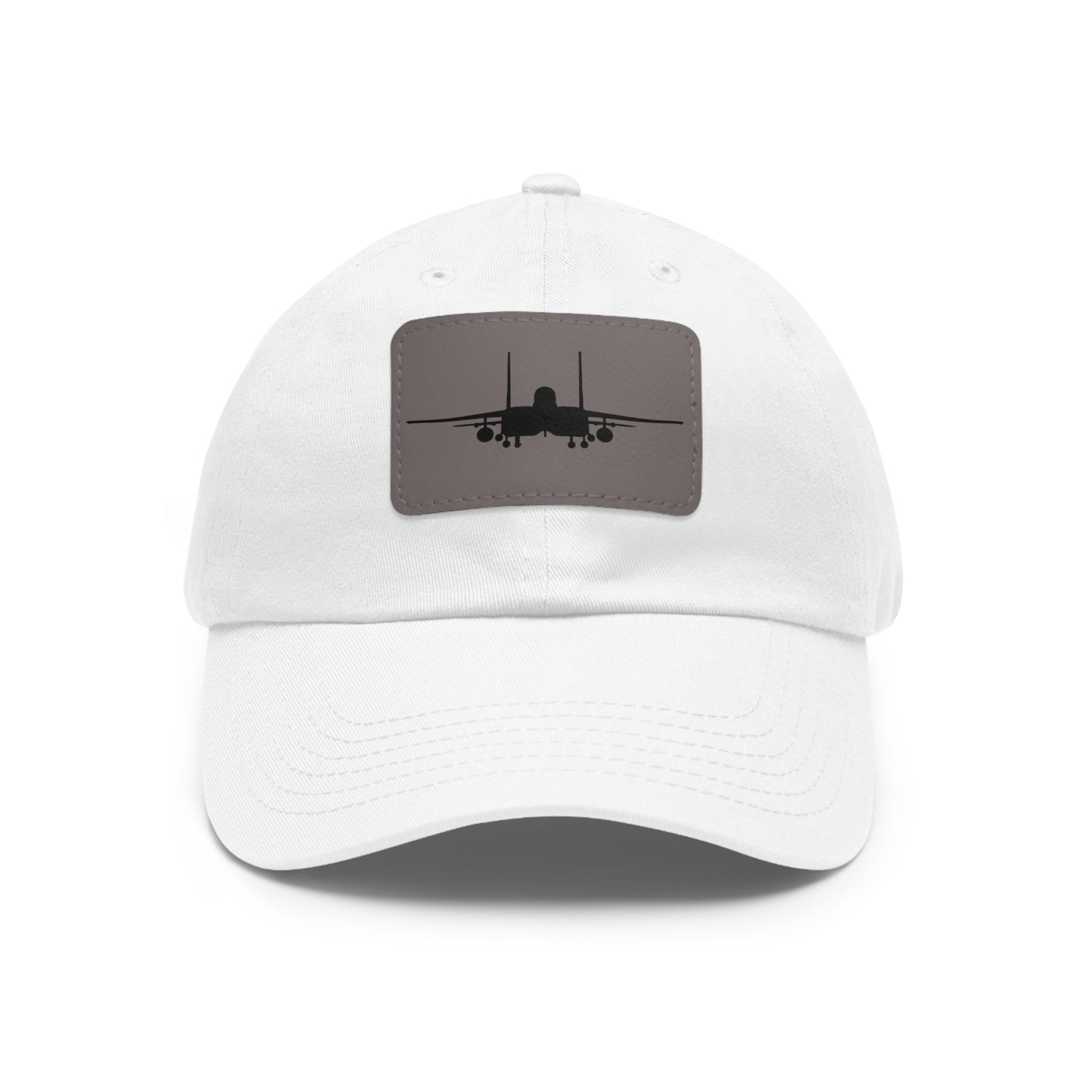 F-15E Silhouette Leather Patch Hat, Multiple Colors