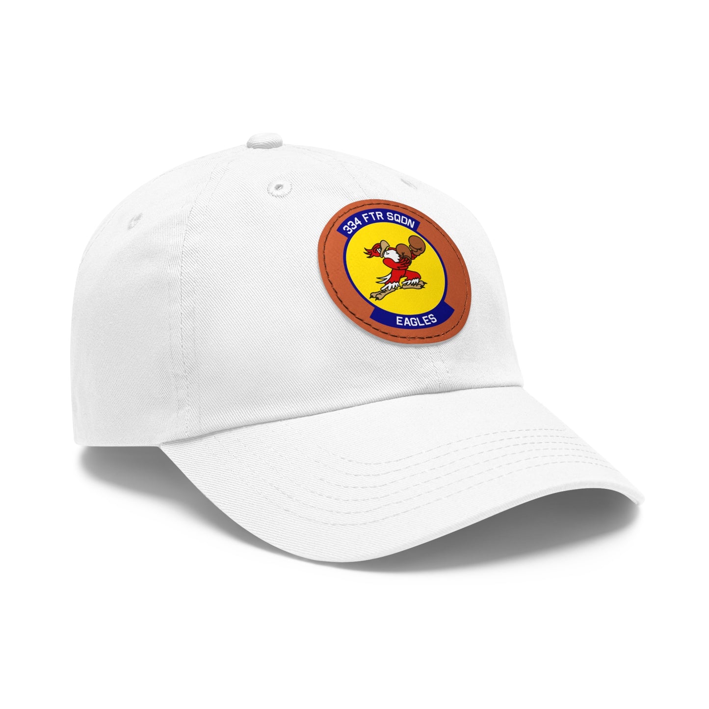 334FS Eagles Leather Patch Hat, Multiple Colors