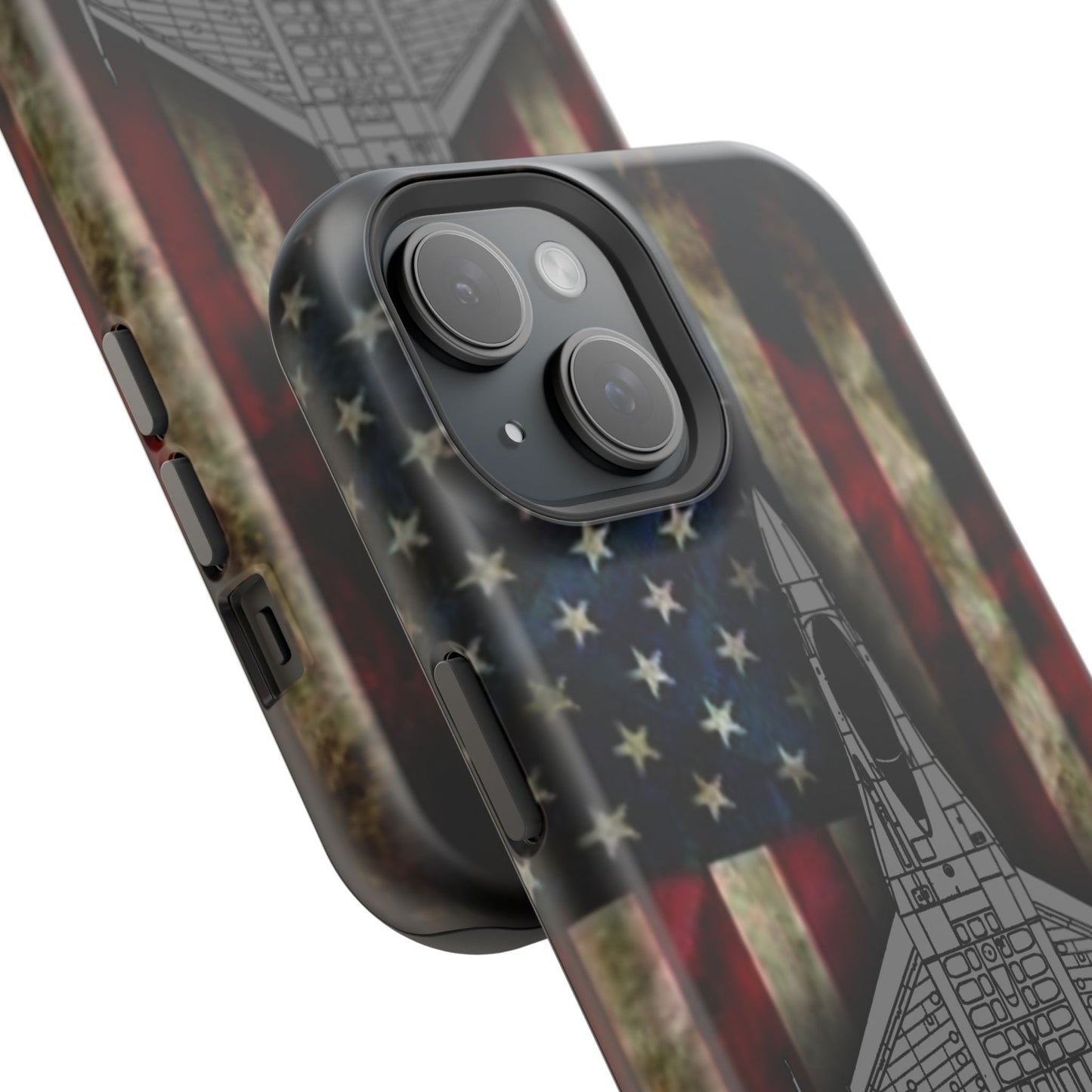 F-16 Old Glory Magnetic Tough Cases for iPhone
