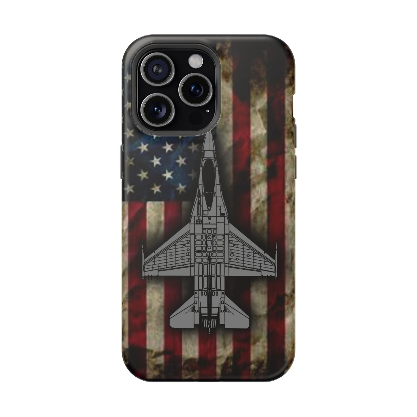 F-16 Old Glory Magnetic Tough Cases for iPhone