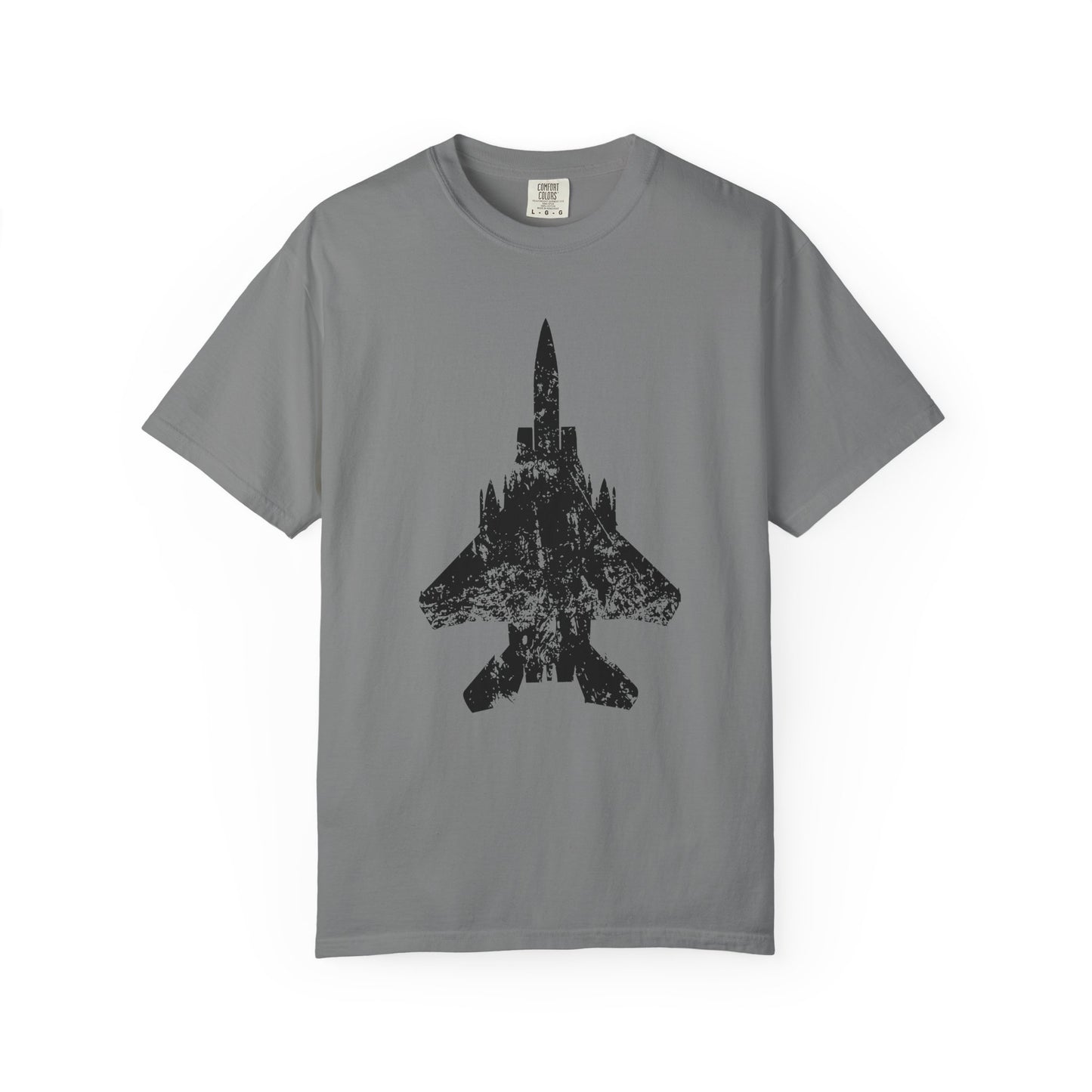 F-15E Grunge Comfort Colors Unisex T-Shirt, Casual Wear, Gift for Pilots, Aviation Lovers, Travel Enthusiasts, Plane Spotting