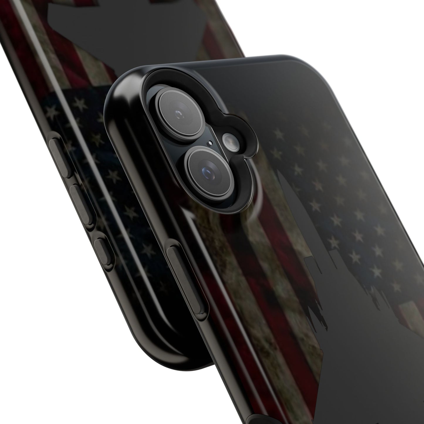 F-15E Silhouette Old Glory Magnetic Tough Cases for iPhone