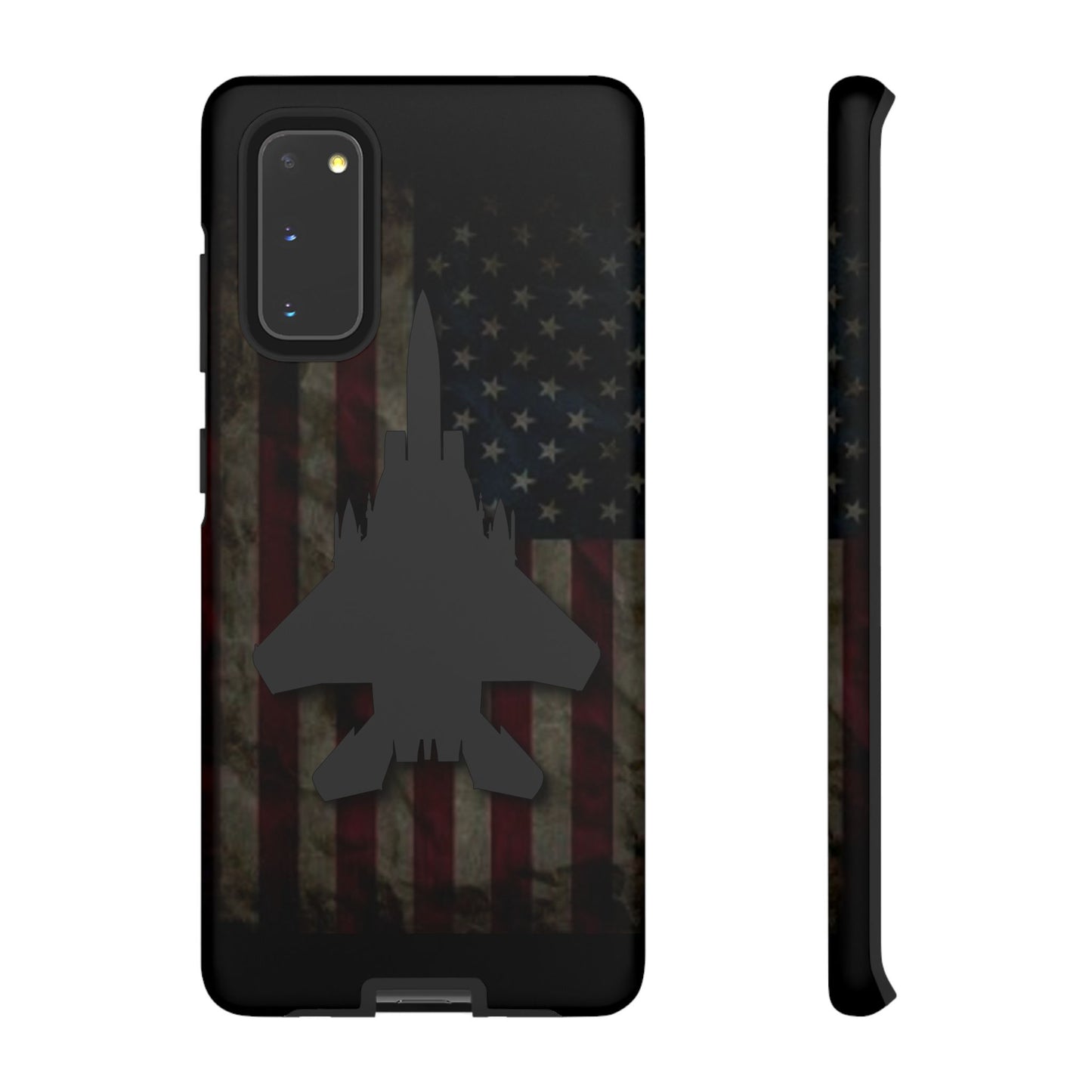 F-15E Silhouette Old Glory Tough Cases for iPhone, Samsung, Google