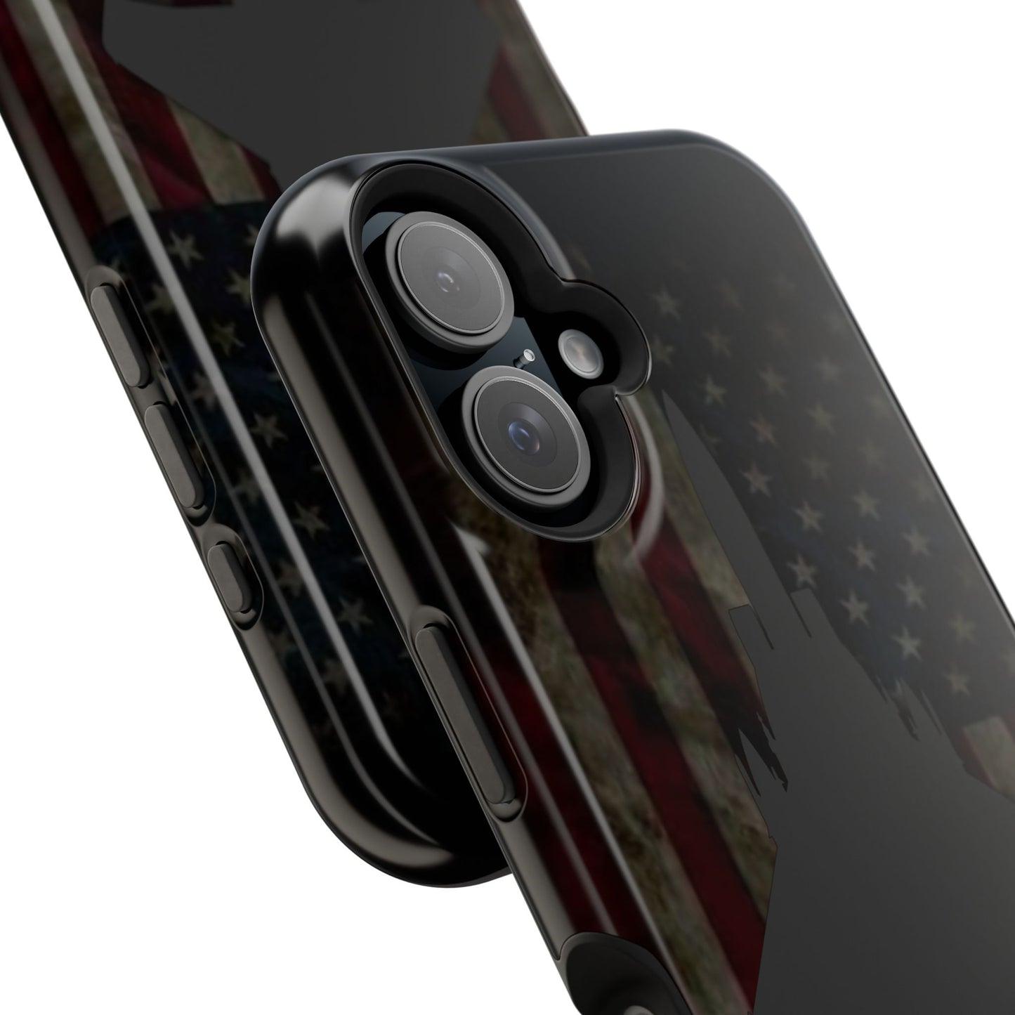F-15E Silhouette Old Glory Magnetic Tough Cases for iPhone