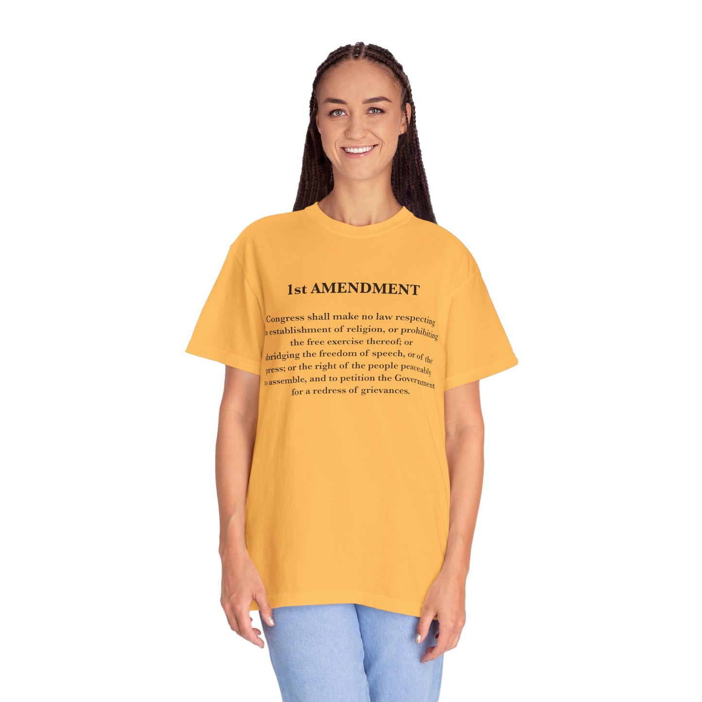 1st Amendment Comfort Colors Unisex T-Shirt, Casual Wear