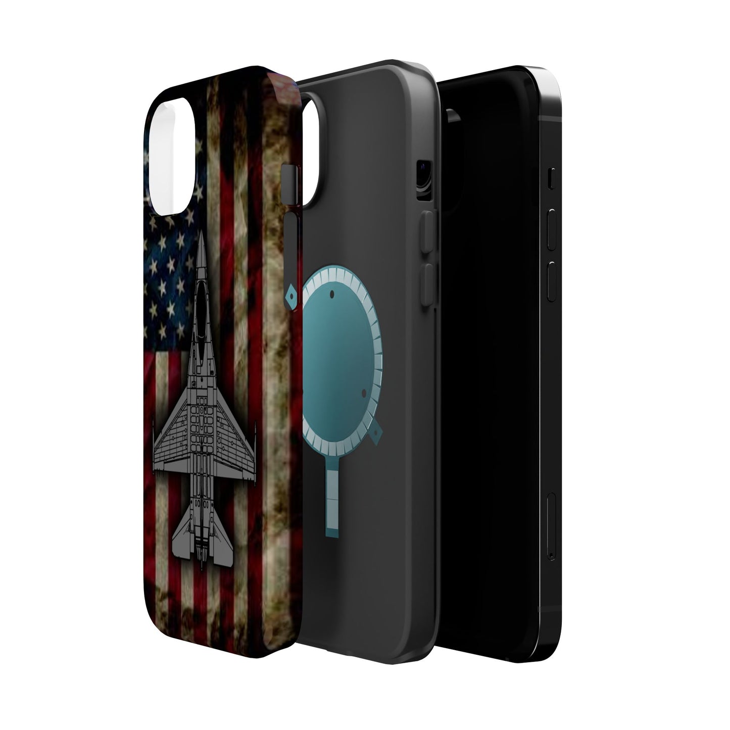 F-16 Old Glory Magnetic Tough Cases for iPhone