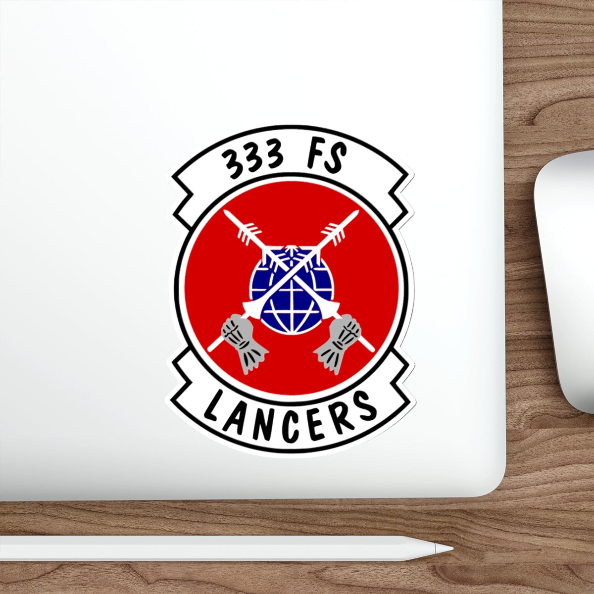 333FS Indoor/Outdoor Die-Cut Stickers, 3 Sizes Available