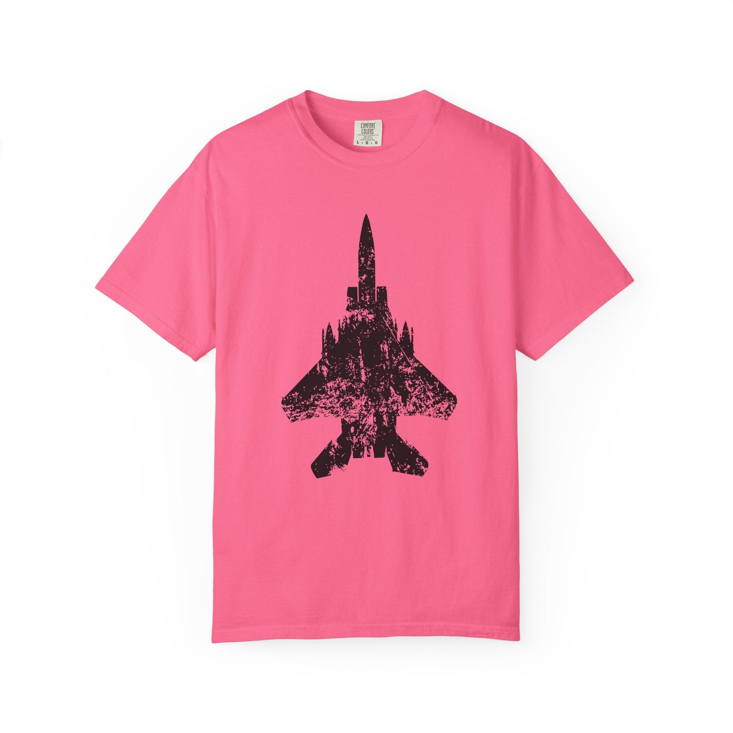 F-15E Grunge Comfort Colors Unisex T-Shirt, Casual Wear, Gift for Pilots, Aviation Lovers, Travel Enthusiasts, Plane Spotting