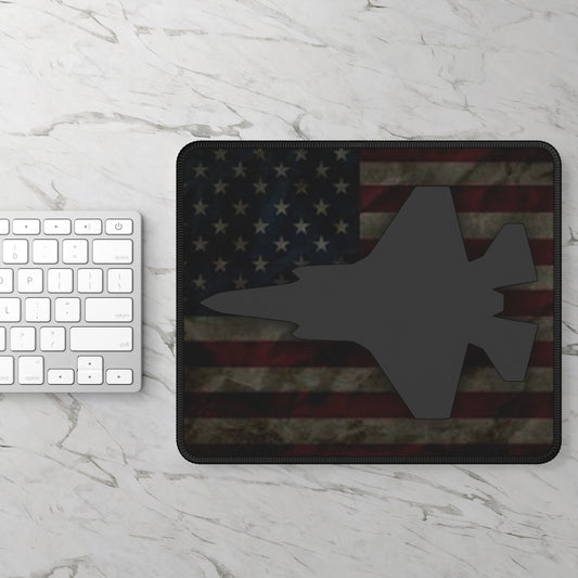 Gaming Mouse Pad, F-35 & Flag