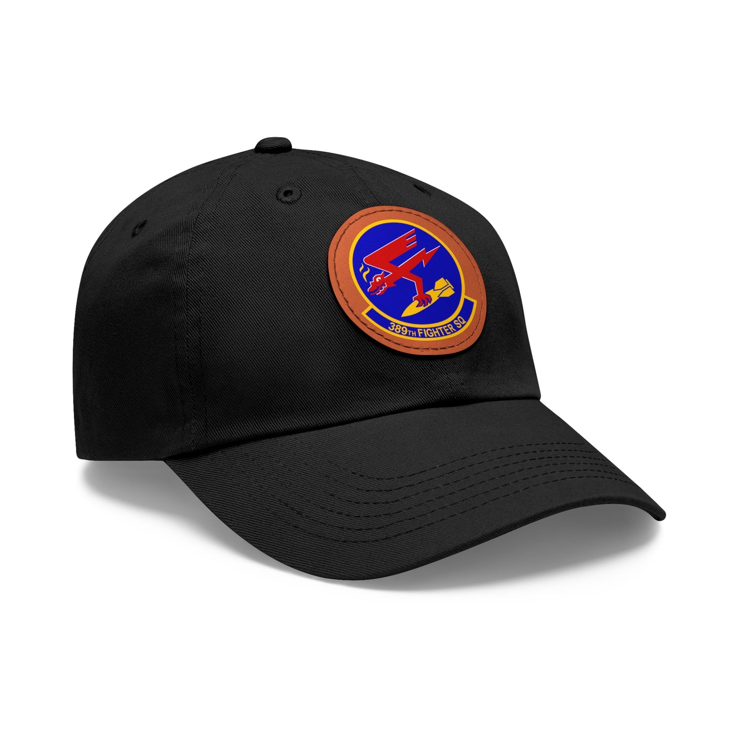 389FS T-Bolts Leather Patch Hat, Multiple Colors