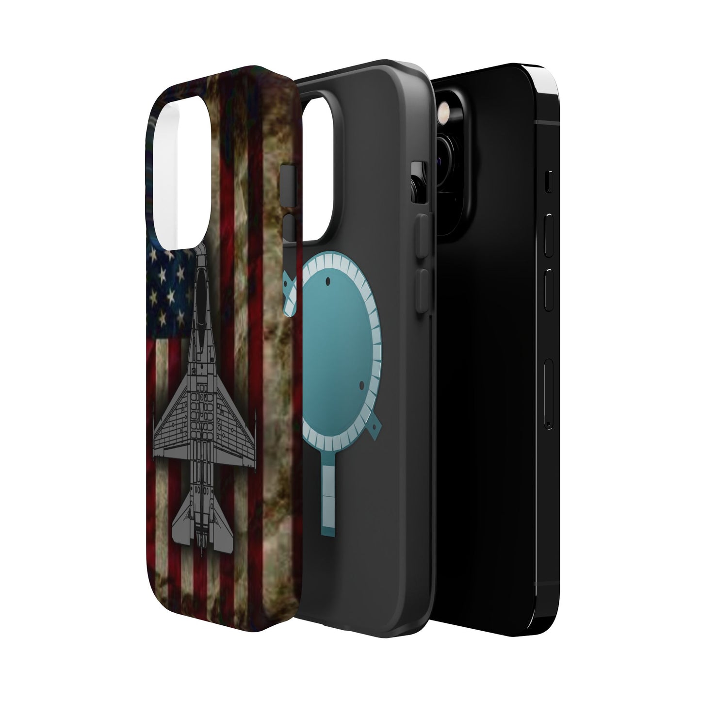 F-16 Old Glory Magnetic Tough Cases for iPhone