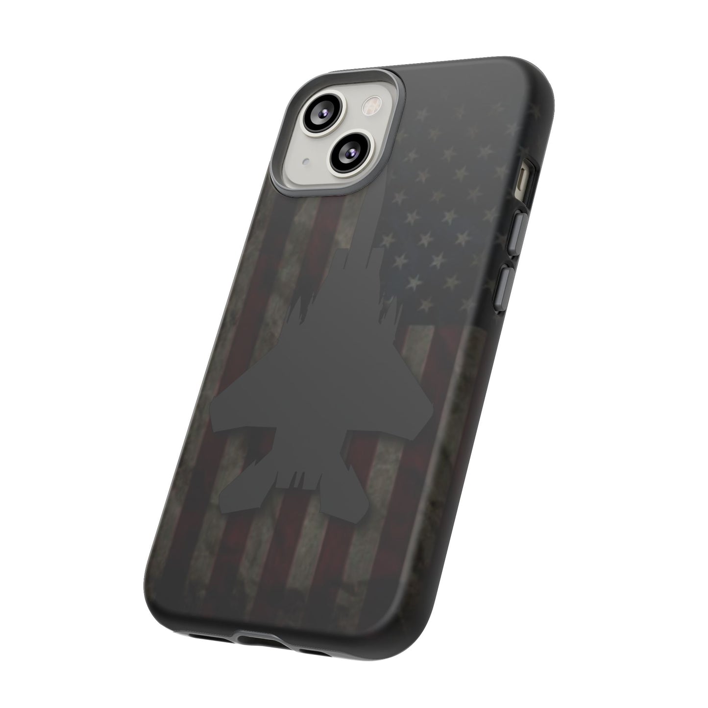 F-15E Silhouette Old Glory Tough Cases for iPhone, Samsung, Google