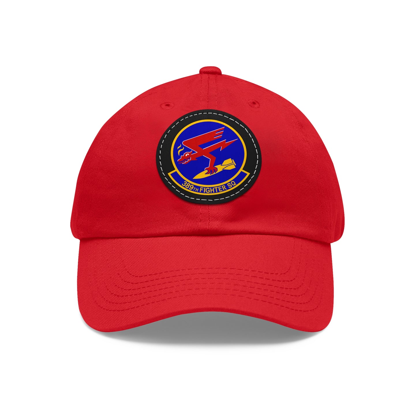389FS T-Bolts Leather Patch Hat, Multiple Colors