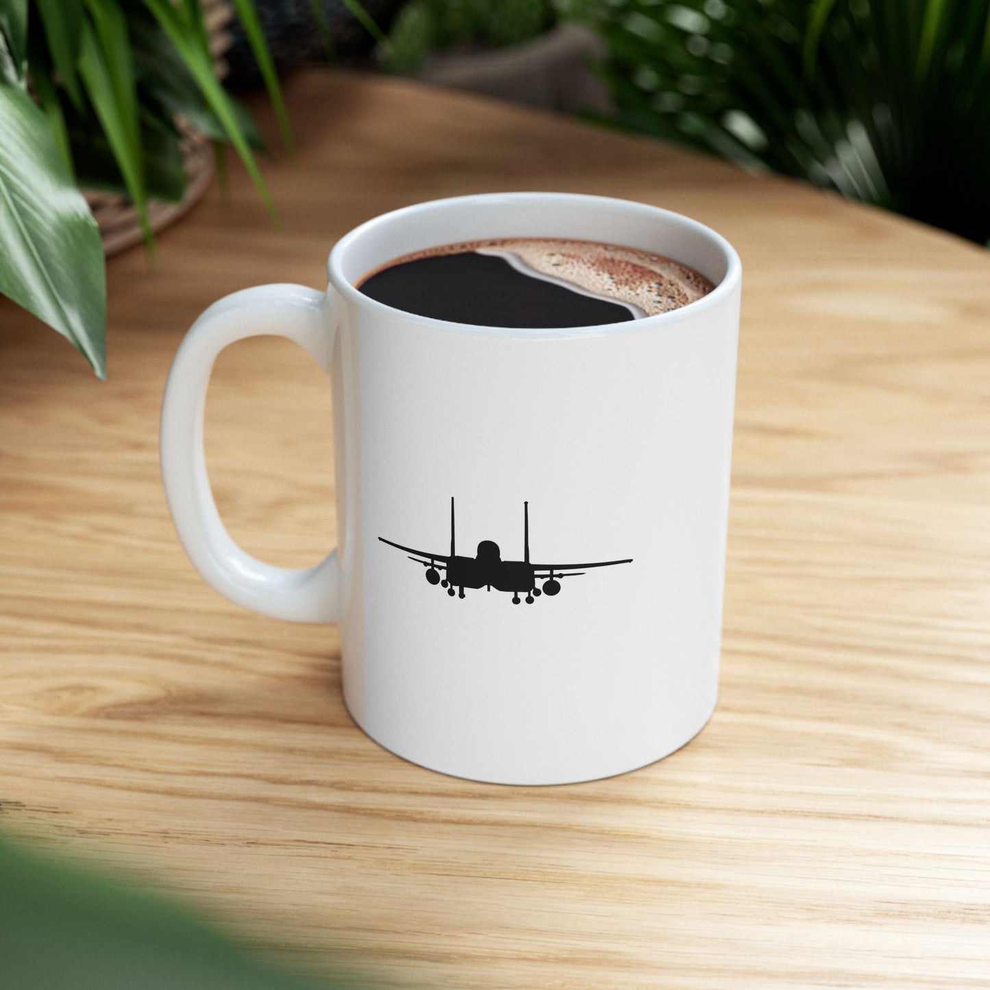 F-15E Day/Night & Front Silhouette Ceramic Mug 11oz