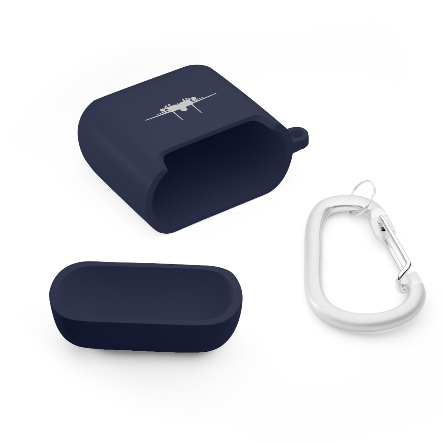 AirPods and AirPods Pro Case Cover, 333FS with F-15E Front Silhouette on Back
